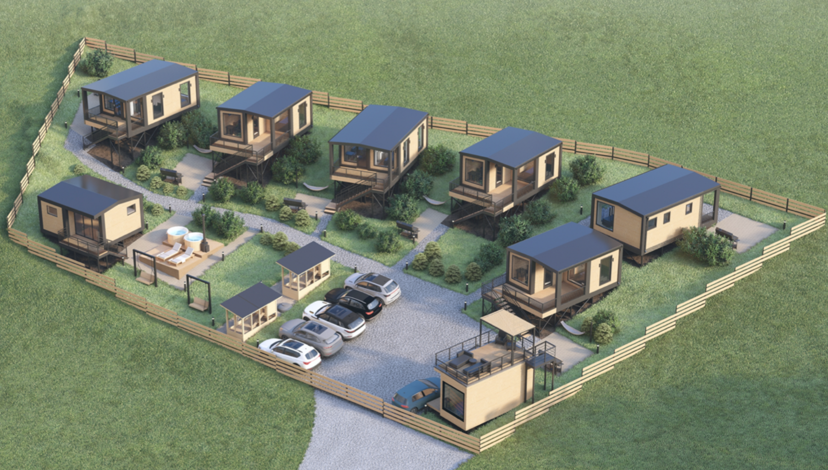 Проектирование баз отдыха глэмпингов