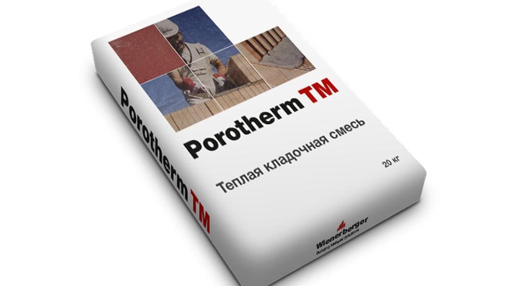 Теплая кладочная смесь Porotherm TM