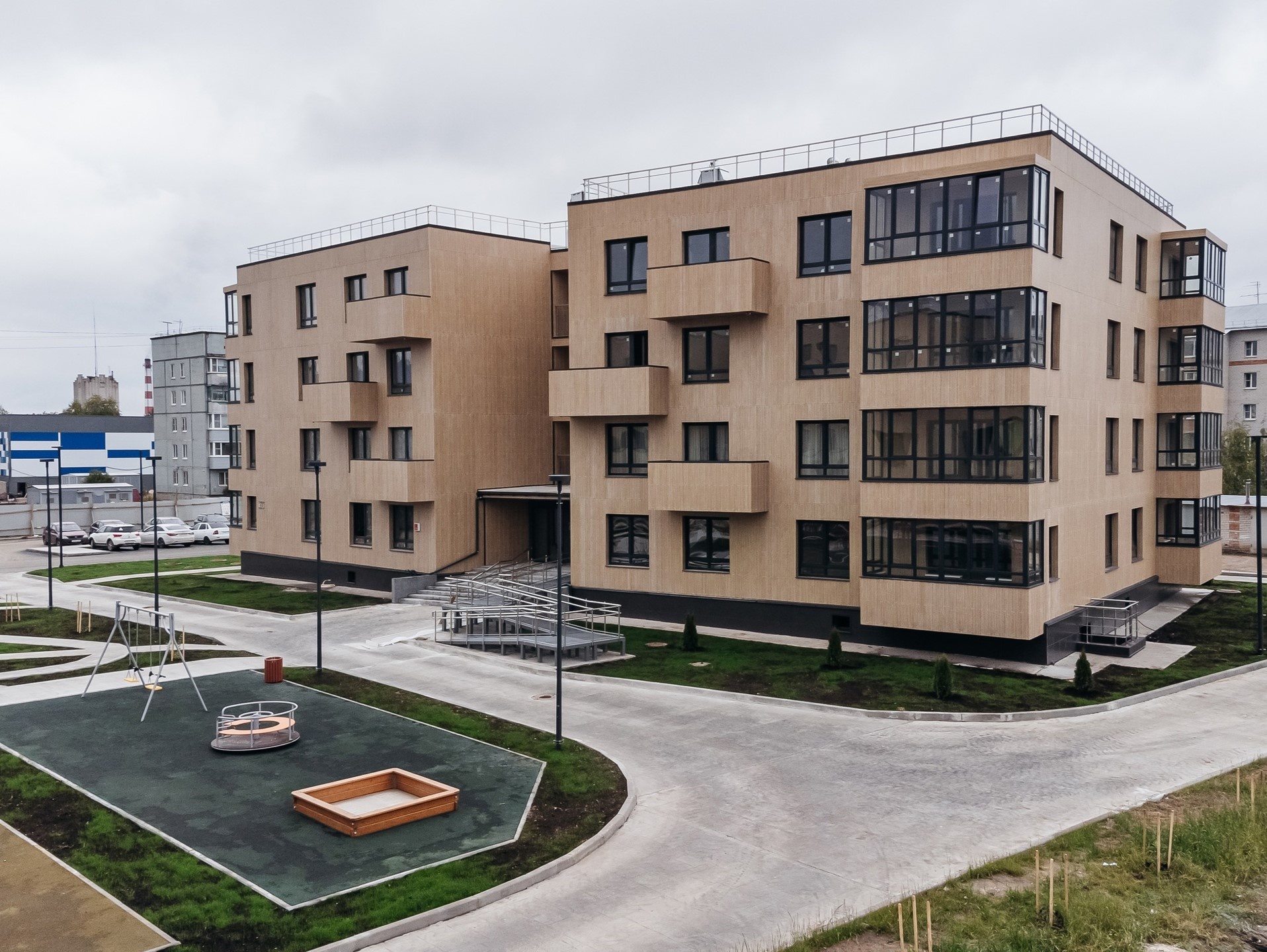 Дом 5 этажей из CLT панелей